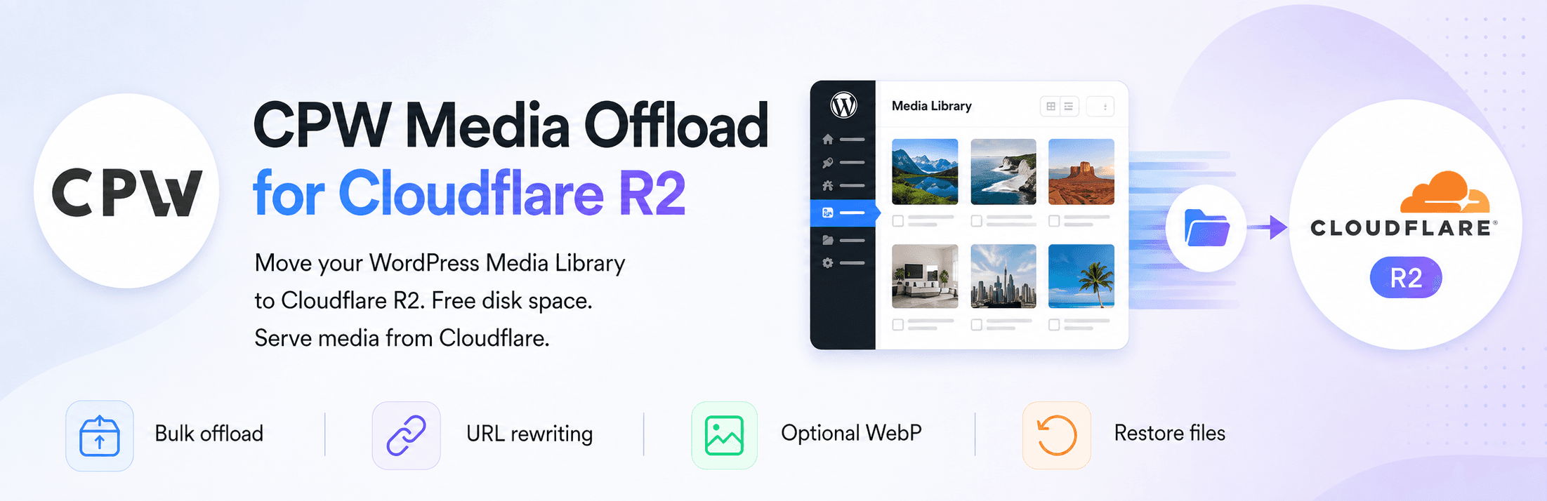 CPW Media Offload for Cloudflare R2: move your WordPress Media Library to Cloudflare R2